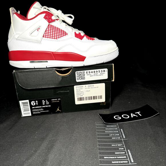Jordan Other - Size 6.5 - Nike Air Jordan 4 Retro BG Alternate 89 2016 Shoes